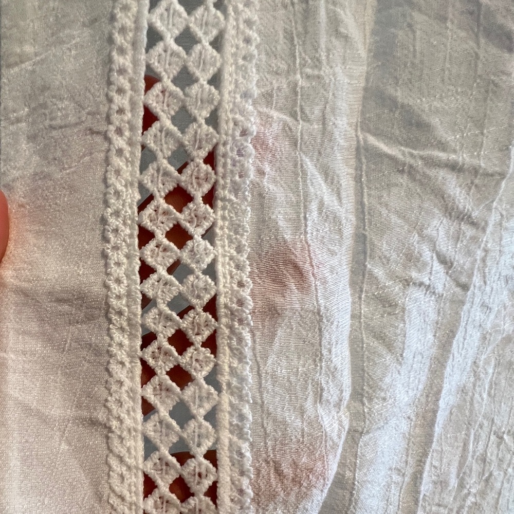Cupshe Light & Delicate White Cover-Up Kimono~Small - Picture 8 of 15